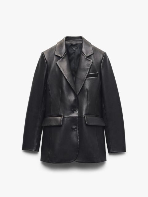 Ash Lamb Leather Blazer