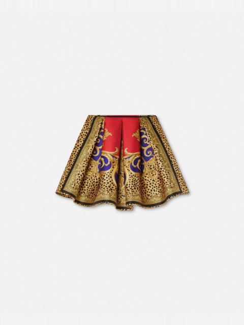Cheetah Barocco Silk Duchesse Ballet Skirt