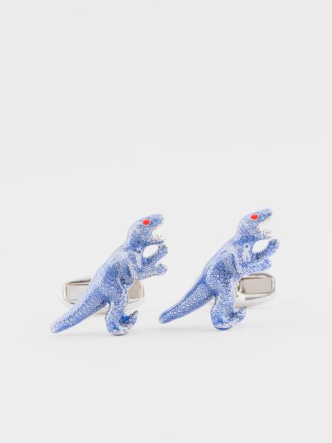 Light Blue 3D 'Dino' Cufflinks