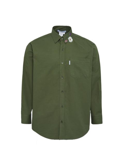 Embroidery Button Shirt