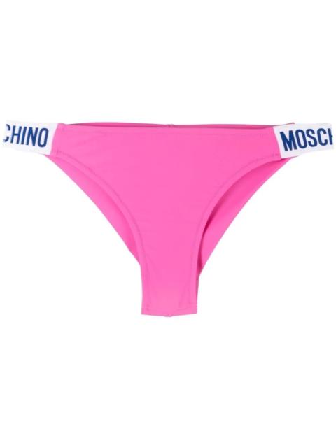 logo-waistband bikini bottom