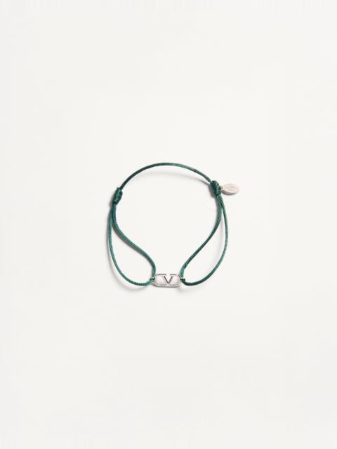 VLOGO SIGNATURE COTTON BRACELET