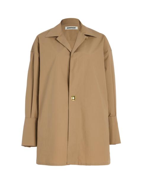 Jodie Stretch-Cotton Shirt brown