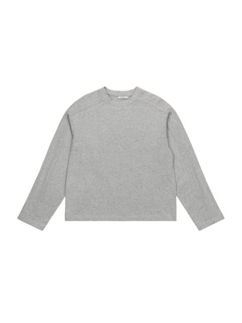 HEAVY LONG SLEEVE GREY MARLE