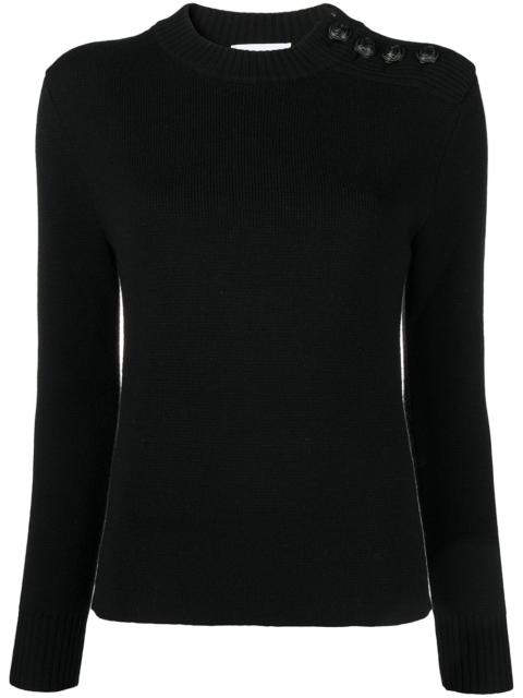 crew-neck knit jumper