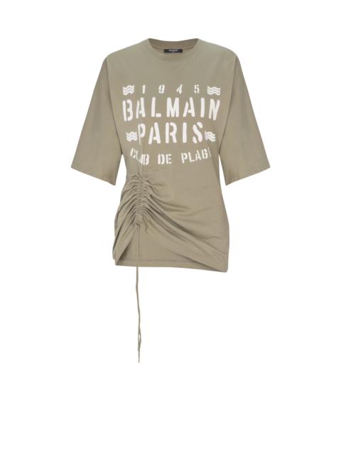 T-shirt with Balmain Club print