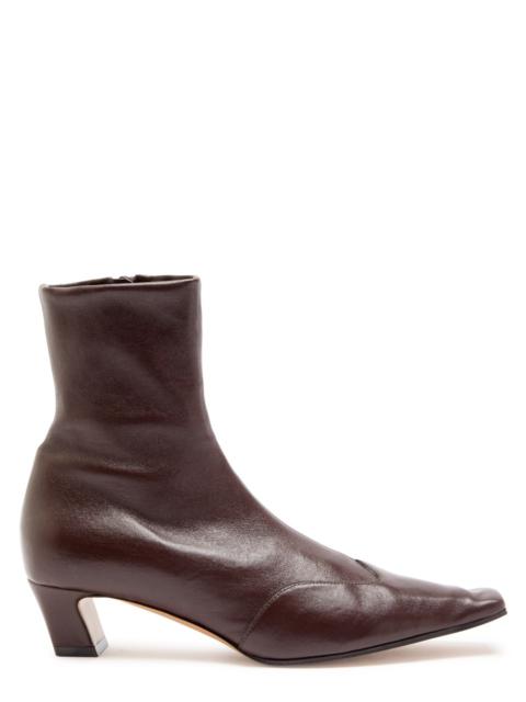 Khaite Nevada 40 Leather Ankle Boots