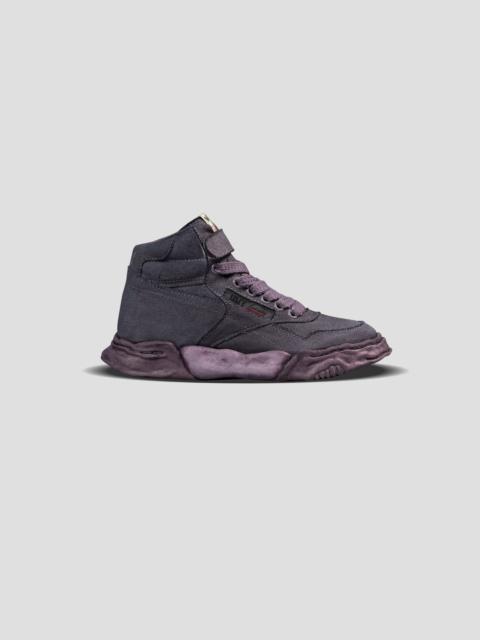 FREDDIE OG SOLE MID-TOP OVER DYED CANVAS SNEAKERS