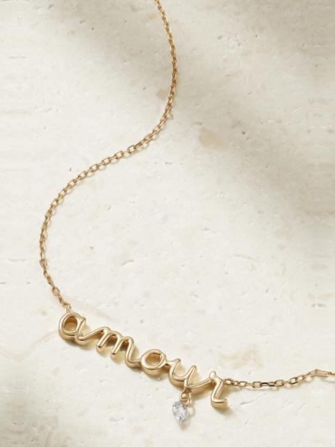 Amour 18-karat Gold Diamond Necklace