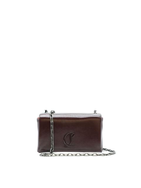 Loubi54 embossed-logo crossbody bag