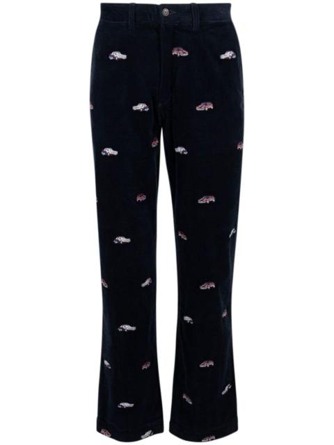 x Ralph Lauren GTI embroidered corduroy trousers