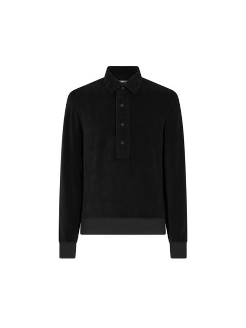 LONG SLEEVE TOWELLING POLO