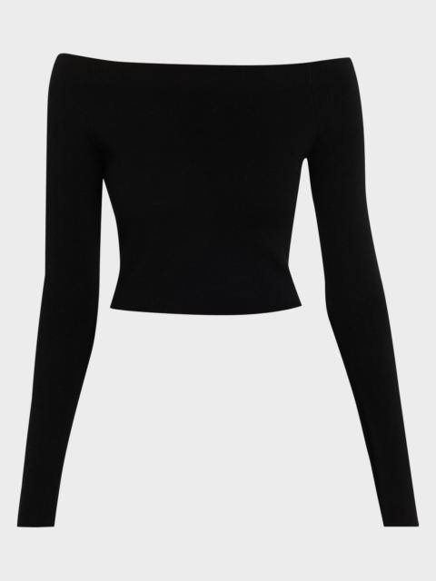 Jo Off-The-Shoulder Crop Top