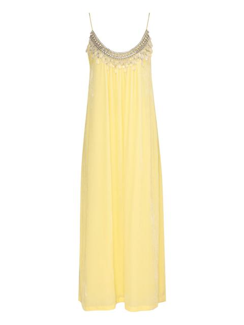 MATCHMAKER DIAMANTE SLIP DRESS