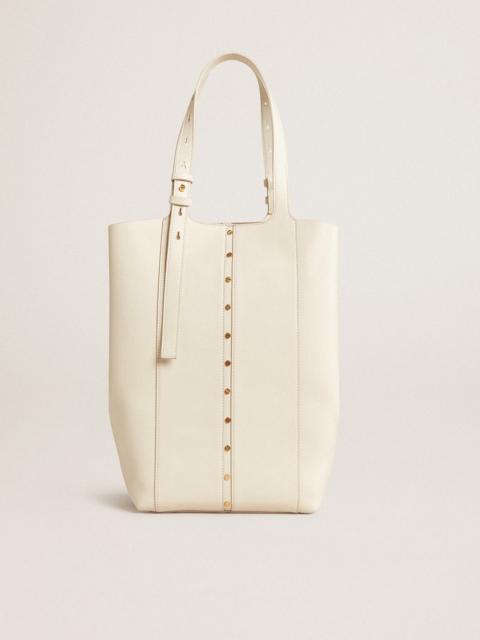 24/7 Bag in butter-colored leather with adjustable handles