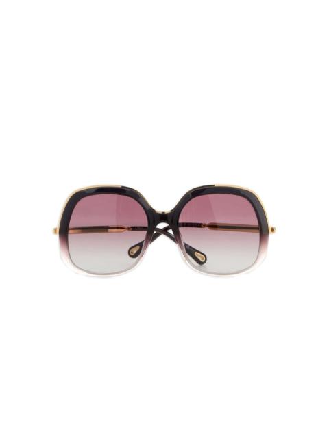 square-frame sunglasses