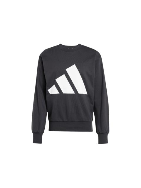 adidas Essentials Big Logo French Terry Sweatshirt Black/White