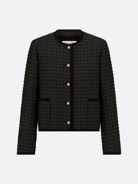 Microcannage Cropped Jacket