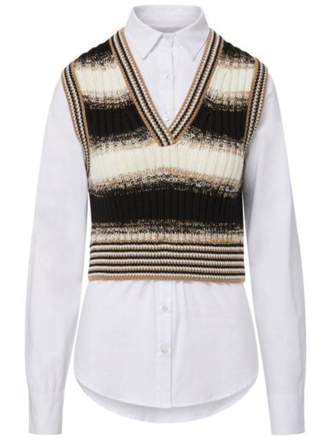 ribbed merino wool top