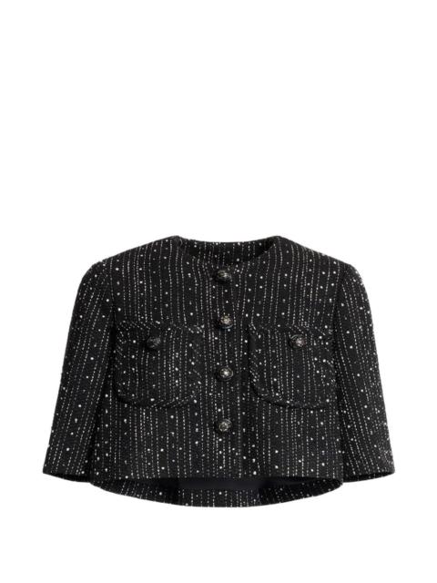 tweed cropped jacket