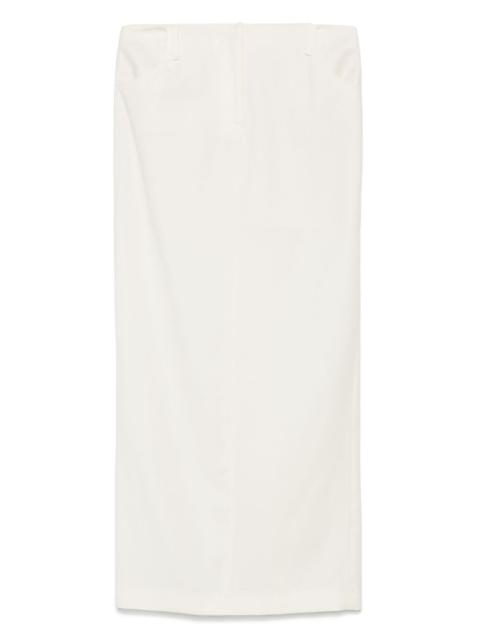 twill maxi skirt