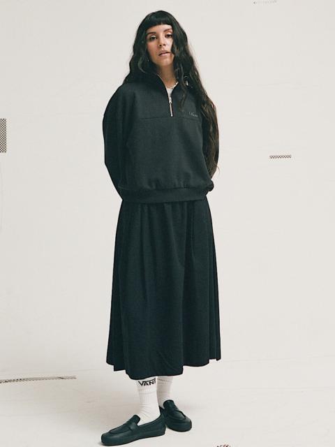 Script Logo Mock Neck Sweatshirt