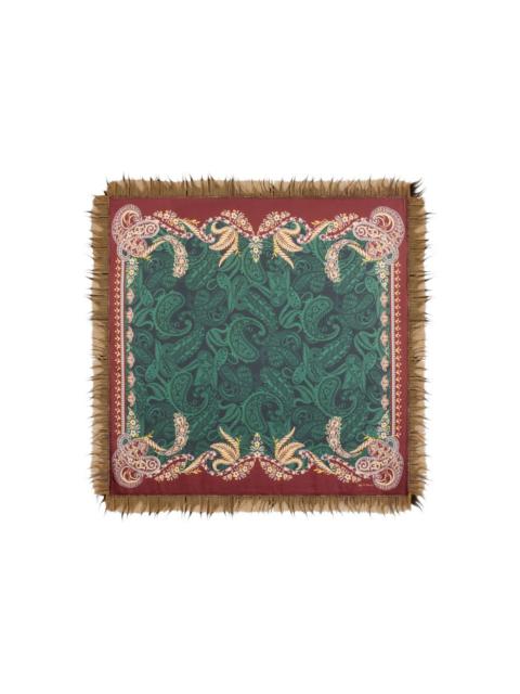 paisley fringed scarf