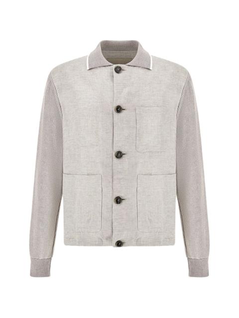 buttoned cardigan