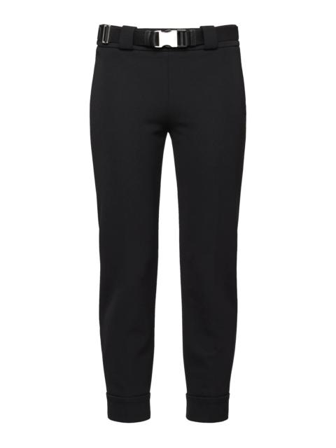 Technical gabardine trousers