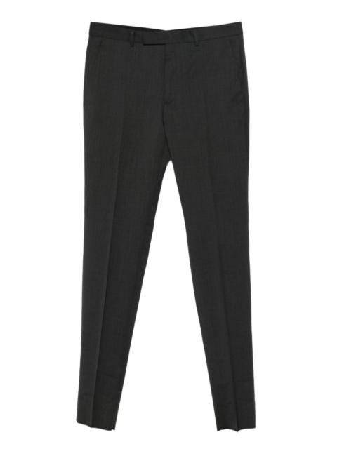 pressed-crease trousers