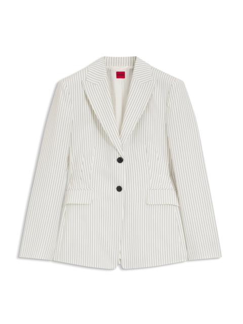 REGULAR-FIT BLAZER WITH PINSTRIPE