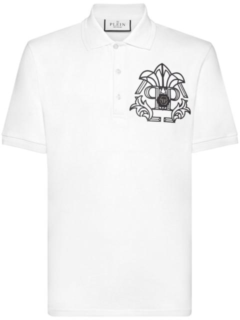Skull & Bones piqué polo shirt