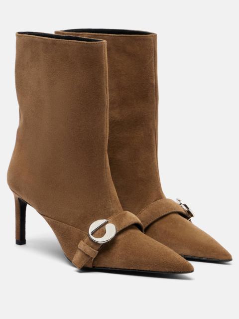 Suede ankle boots
