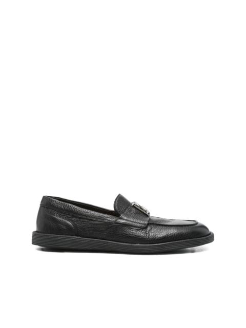 DG logo leather loafers