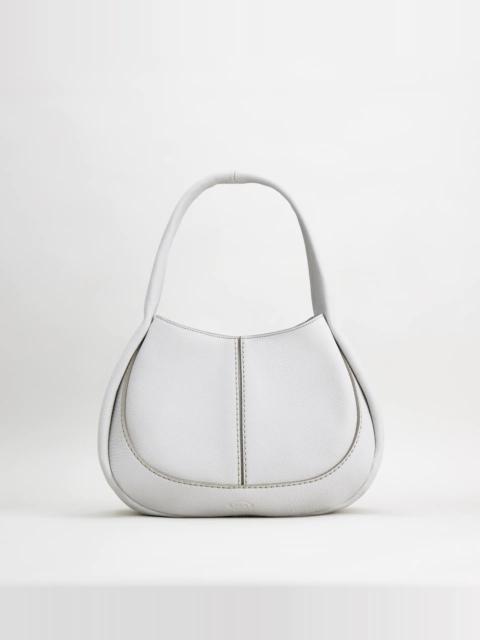 TOD'S SHIRT HOBO BAG SMALL - WHITE