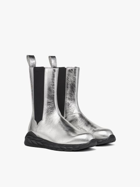 Skywander Boots in Metallic Calf Leather