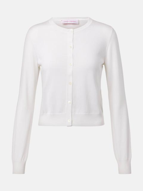 Silk and cotton cardigan