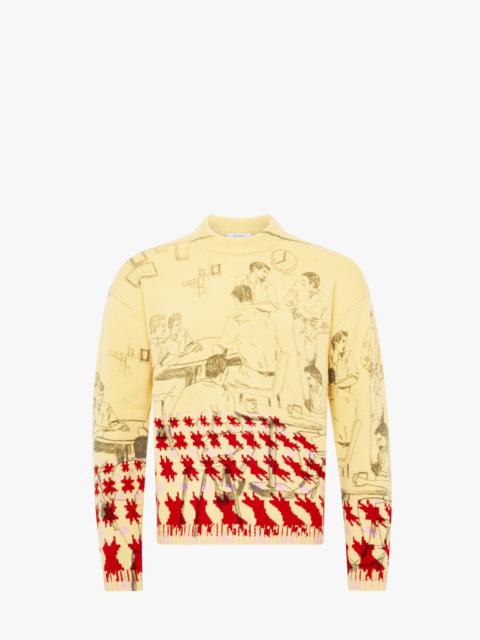 PRINT JACQUARD JUMPER