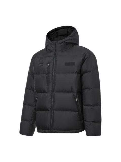 Li-Ning Way Of Wade Logo Down Hooded Jacket 'Black' AYMT155-1