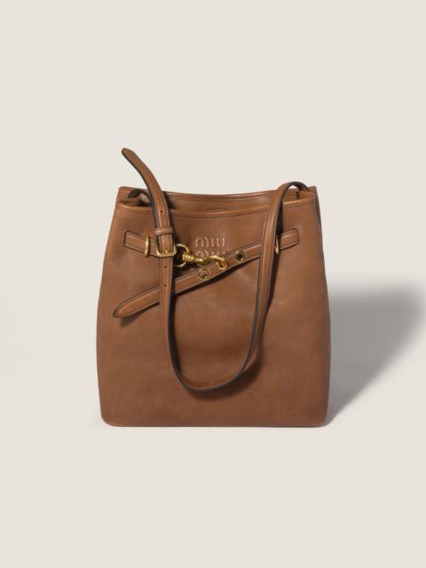Aventure nappa leather bucket bag