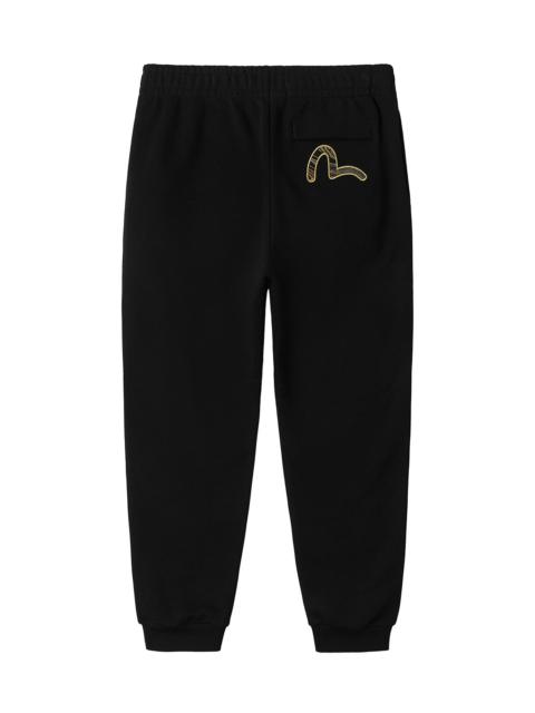 Seagull Brocade Appliqué Gold Thread Logo Regular Fit Sweatpants