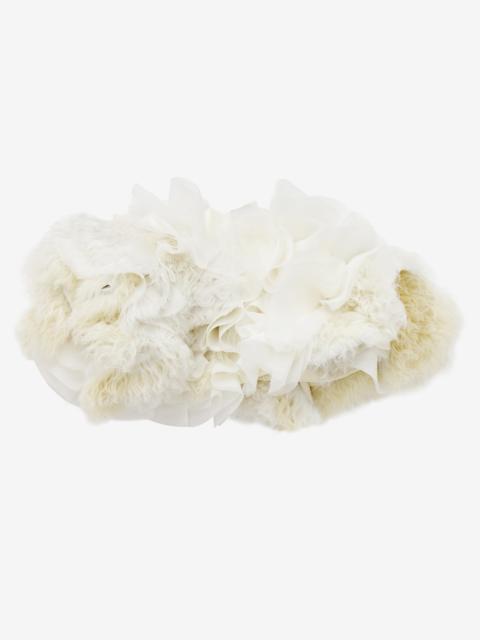 Hybrid Shearling Bolero