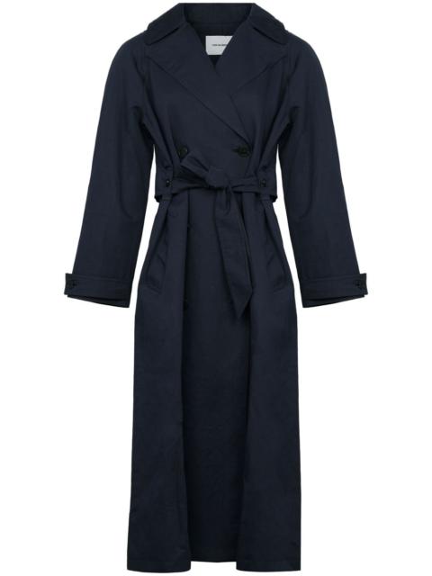 double-breasted trenchcoat