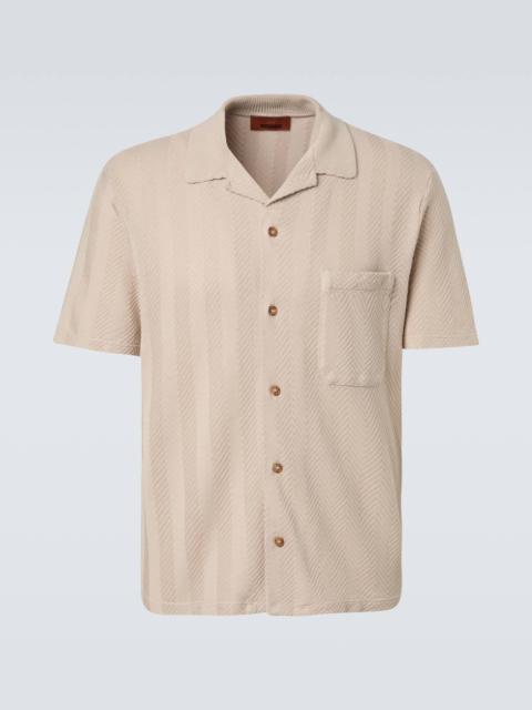 Cotton-blend shirt