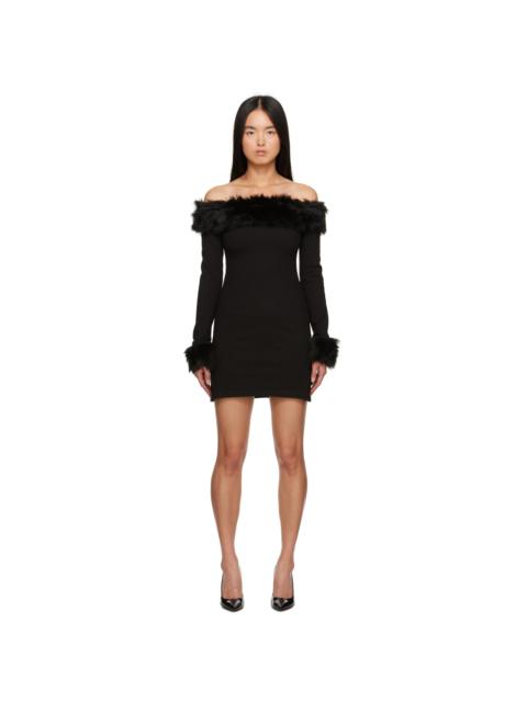 Black Off-The-Shoulder Minidress