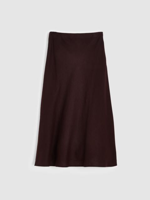 Linen Maxi Slip Skirt