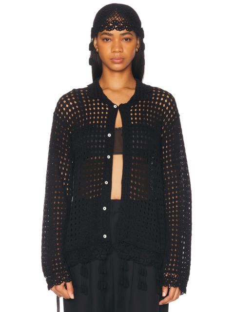 Blossom Crochet Shirt