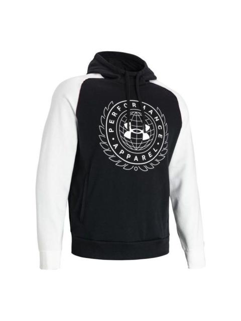 Under Armour Rival Varsity Fleece Hoodie 'Black White' 1373831-001