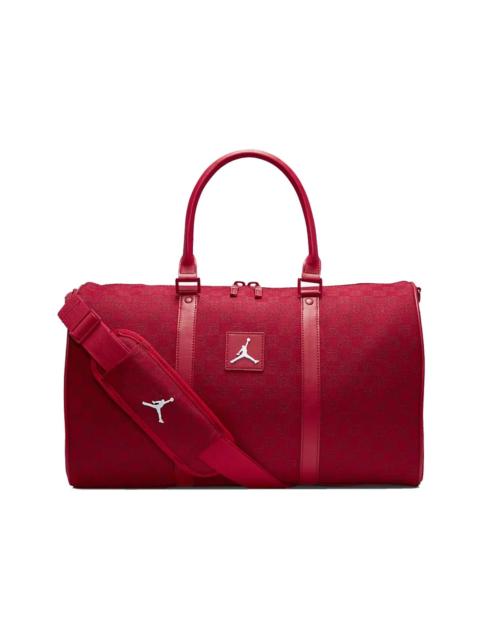 Jordan Monogram Duffle Bag Red