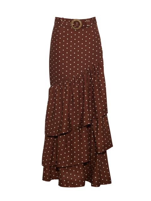 Priya Skirt
Flamenco Inspired Ruffle Tiers